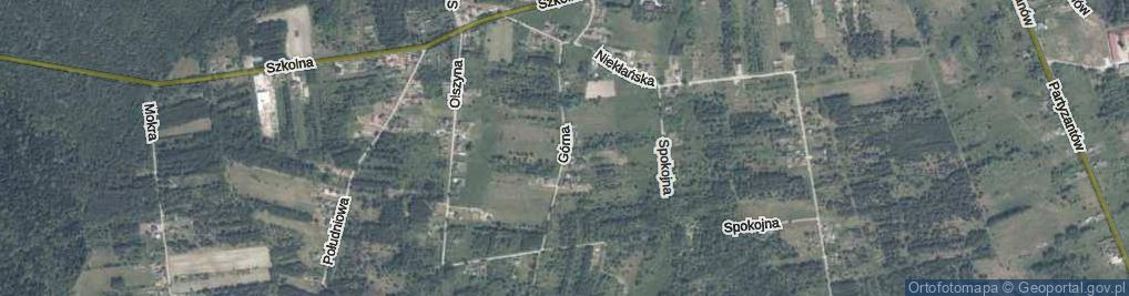 Zdjęcie satelitarne Górna ul.